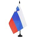AZ FLAG Slovenia Table Flag 6x8 in 100D Polyester Plastic Base