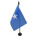 AZ FLAG Somalia Table Flag 4x6 in 100D Polyester Plastic Base