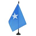 AZ FLAG Somalia Table Flag 6x8 in 100D Polyester Plastic Base