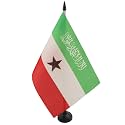 AZ FLAG Somaliland Table Flag 6x8 in 100D Polyester Plastic Base