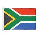 AZ FLAG South Africa Boat Flag 12x18 in Mesh Polyester Plastic Rings