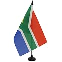 AZ FLAG South Africa Table Flag 6x8 in 100D Polyester Plastic Base