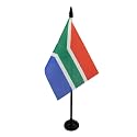 AZ FLAG South Africa Table Flag 4x6 in 100D Polyester Plastic Base