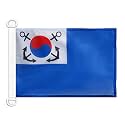 AZ FLAG South Korea Naval Ensign Boat Flag 12x18 in Plastic Rings