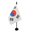 AZ FLAG South Korea Table Flag 4x6 in 100D Polyester Plastic Base
