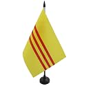 AZ FLAG South Vietnam Table Flag 6x8 in 100D Polyester Plastic Base