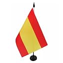 AZ FLAG Spain without arms Table Flag 6x8 in 100D Polyester Plastic Base