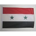 AZ FLAG Syria Boat Flag 12x18 in Mesh Polyester Plastic Rings