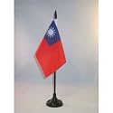AZ FLAG Taiwan Table Flag 4x6 in 100D Polyester Plastic Base