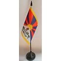 AZ FLAG Tibet Table Flag 4x6 in 100D Polyester Plastic Base