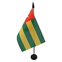 AZ FLAG Togo Table Flag 4x6 in 100D Polyester Plastic Base