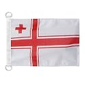 AZ FLAG Tonga Naval Ensign Boat Flag 12x18 in Mesh Polyester Plastic Rings