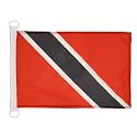 AZ FLAG Trinidad and Tobago Boat Flag 12x18 in Mesh Polyester Plastic Rings