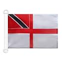 AZ FLAG Trinidad and Tobago Naval Ensign Boat Flag 12x18 in Plastic Rings