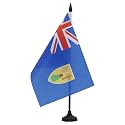AZ FLAG Turks and Caicos Islands Table Flag 6x8 in Plastic Base