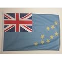 AZ FLAG Tuvalu Boat Flag 12x18 in Mesh Polyester Plastic Rings