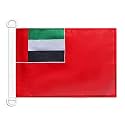 AZ FLAG United Arab Emirates Civil Ensign Boat Flag 12x18 in Plastic Rings