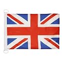 AZ FLAG United Kingdom Boat Flag 12x18 in Mesh Polyester Plastic Rings