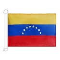 AZ FLAG Venezuela Civil Ensign Boat Flag 12x18 in Plastic Rings