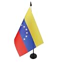AZ FLAG Venezuela Old Table Flag 6x8 in 100D Polyester Plastic Base