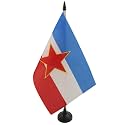 AZ FLAG Yugoslavia Table Flag 6x8 in 100D Polyester Plastic Base