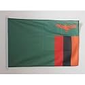 AZ FLAG Zambia Boat Flag 12x18 in Mesh Polyester Plastic Rings