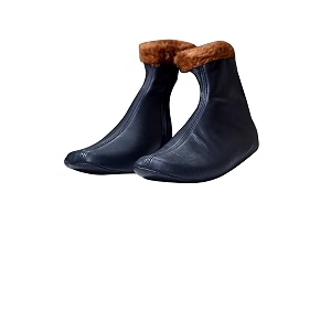Azad Genuine Leather White Socks