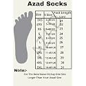 Azad Genuine Leather White Socks
