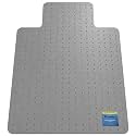 Azadx Heavy Duty Office Chair Mat for Carpet 36" x 48" with Lip Ship Flat