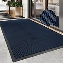 Azadx Indoor Outdoor Door Mat 35"x 47" Doormat for Entry Heavy Duty