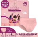 AZAH Disposable Period Panties Peachy New Look