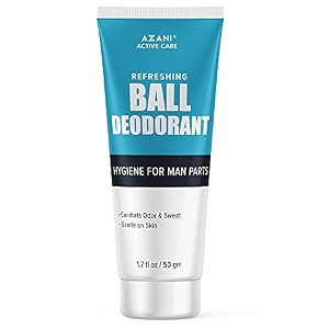 azani anti-chafing ball deodorant for men 50g