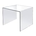 Azar Displays 515314 9.5" Square Acrylic Riser (4 Pack)