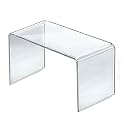 Azar Displays 515336 8" W x 4" D x 4.5" H Acrylic Riser (4 Pack)