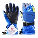 Azarxis Kids Ski Gloves Winter Warm Snow Glove for Boys Girls Cycling Snowboarding Skating