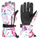 Azarxis Kids Winter Ski Gloves Waterproof Warm