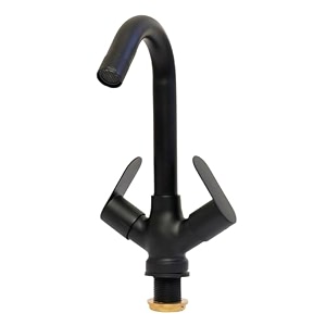 azera dual flow chrome wall mount brass kitchen sink tap with flexible neck  dual sprayer function 2 way shower foam and flow for home restaurants gary