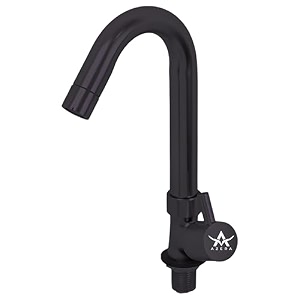 azera dual flow chrome wall mount brass kitchen sink tap with flexible neck  dual sprayer function 2 way shower foam and flow for home restaurants gary