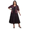 Azira Women Rayon Solid Fit amp Flared