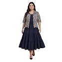 Azira Women Rayon Solid Fit amp Flared