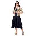 Azira Women Rayon Solid Fit amp Flared