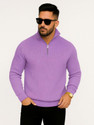 AZIZAN Full Sleeve Solid Men Sweatshirt