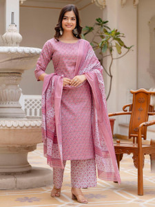Azreen Printed Kurta Palazzo Dupatta Set