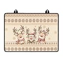 Aztec Christmas Deer Stove Top Dust Cover Christmas Decoration