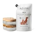 Azuna Pet Odor Eliminator for Strong Odor Gel | Pet Safe | 4 Room Kit