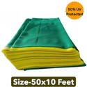 Azure (50Ft'x10Ft')- 50% Sunlight Block For Gardening/Plants/Balcony Green) Water Polo Net