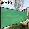Azure Shade Net Size 10 x 20 Feet-G-35 Portable Green House 50% Water Polo Net (Green)