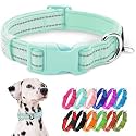 azuza Reflective Dog Collar Animal Collar Super Soft Neoprene Padded for Large Dogs Safe and Comfy