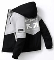 Azy Fabrics Boys Colorblock Casual Jacket