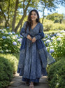 AZYERA Printed Anarkali Kurta Bottom Dupatta